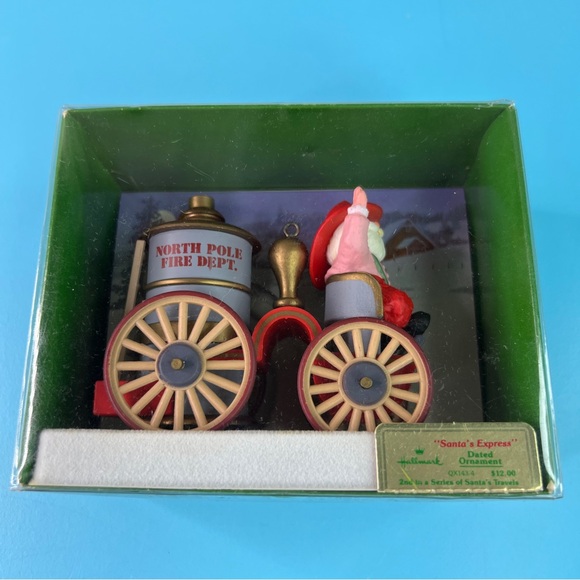 Hallmark Tree Trimmer Collection Santa’s Express 1985 Ornament QX143-4 - Picture 1 of 12